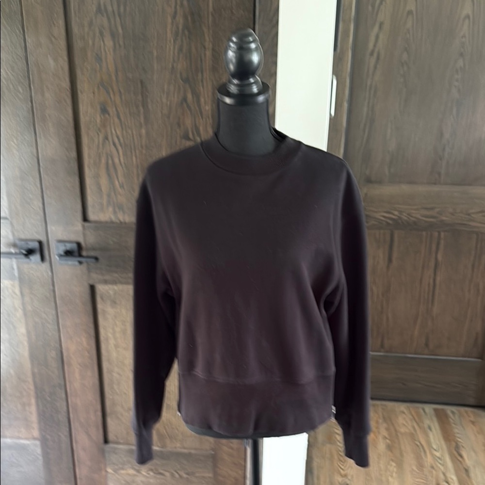 Varley Black Relaxed Long Sleeve Sweatshirt